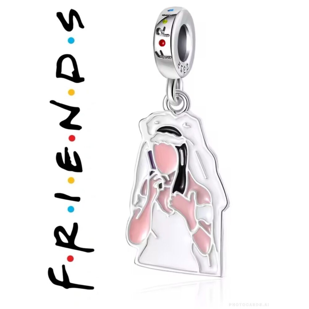 NWOT Friends TV Series Rachels Runaway Bride Pandora FIT Silver Charm
